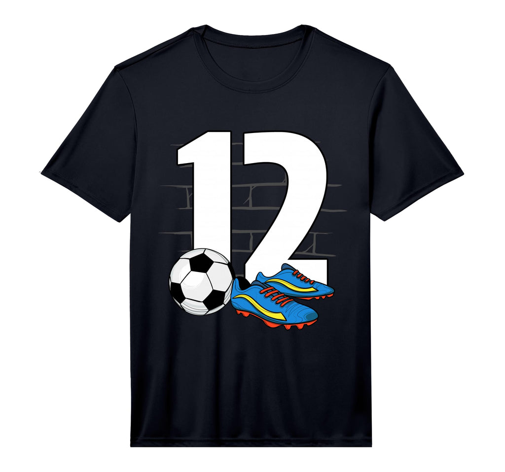 12Th Birthday Soccer Player Football T-Shirt - Novelty Apparel for Adults - T-Shirt, Sweatshirt, Hoodie