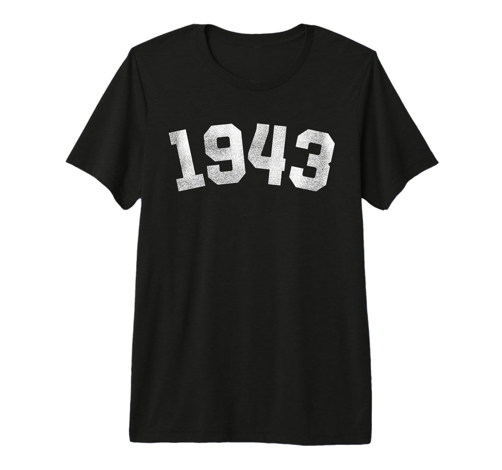 1943 83 Years Old 83Rd Birthday Dad Mom Tri T-Shirt - Graphic Print Unisex - T-Shirt, Sweatshirt, Hoodie