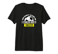 You Dont Scare Me I Coach Soccer Tri T-Shirt - Unique Graphic for Adults - T-Shirt, Sweatshirt, Hoodie