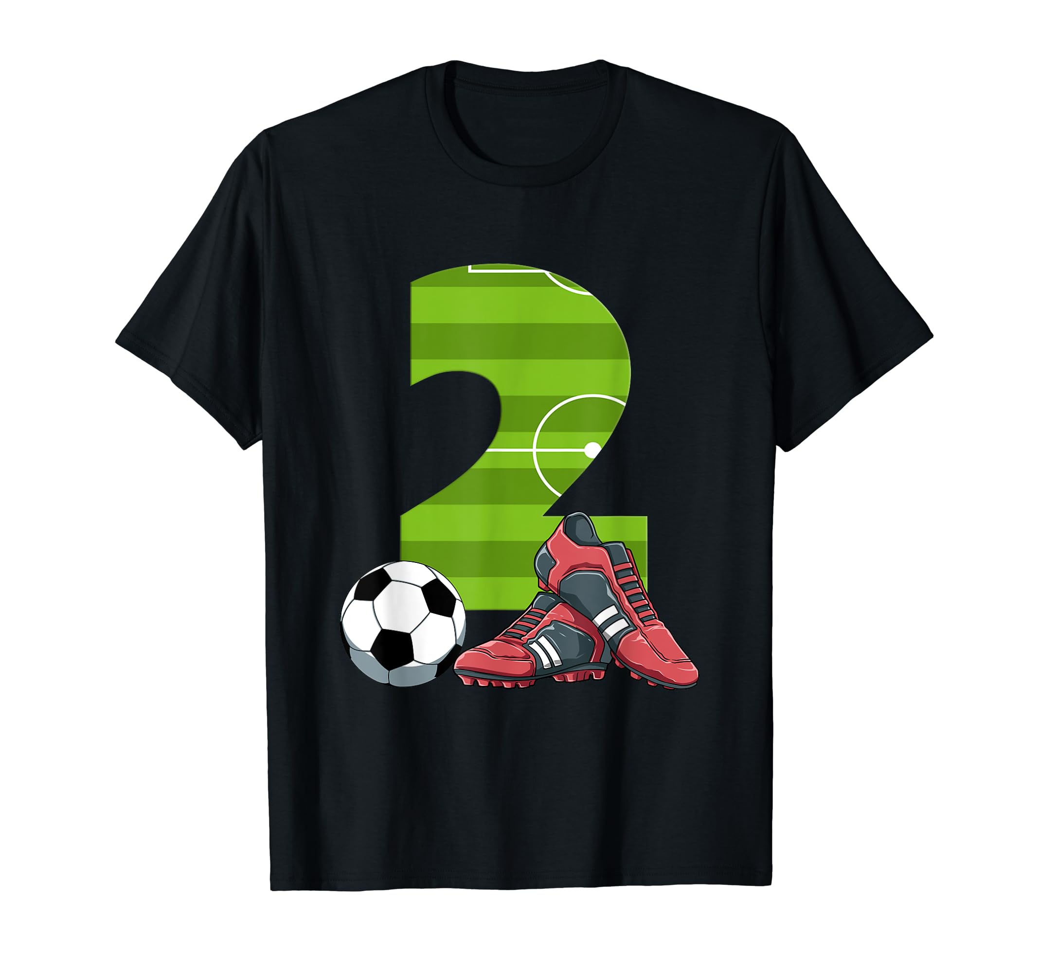 2 Birthday Soccer 2 Year Old T-Shirt - Trendy Graphic Unisex - T-Shirt, Sweatshirt, Hoodie
