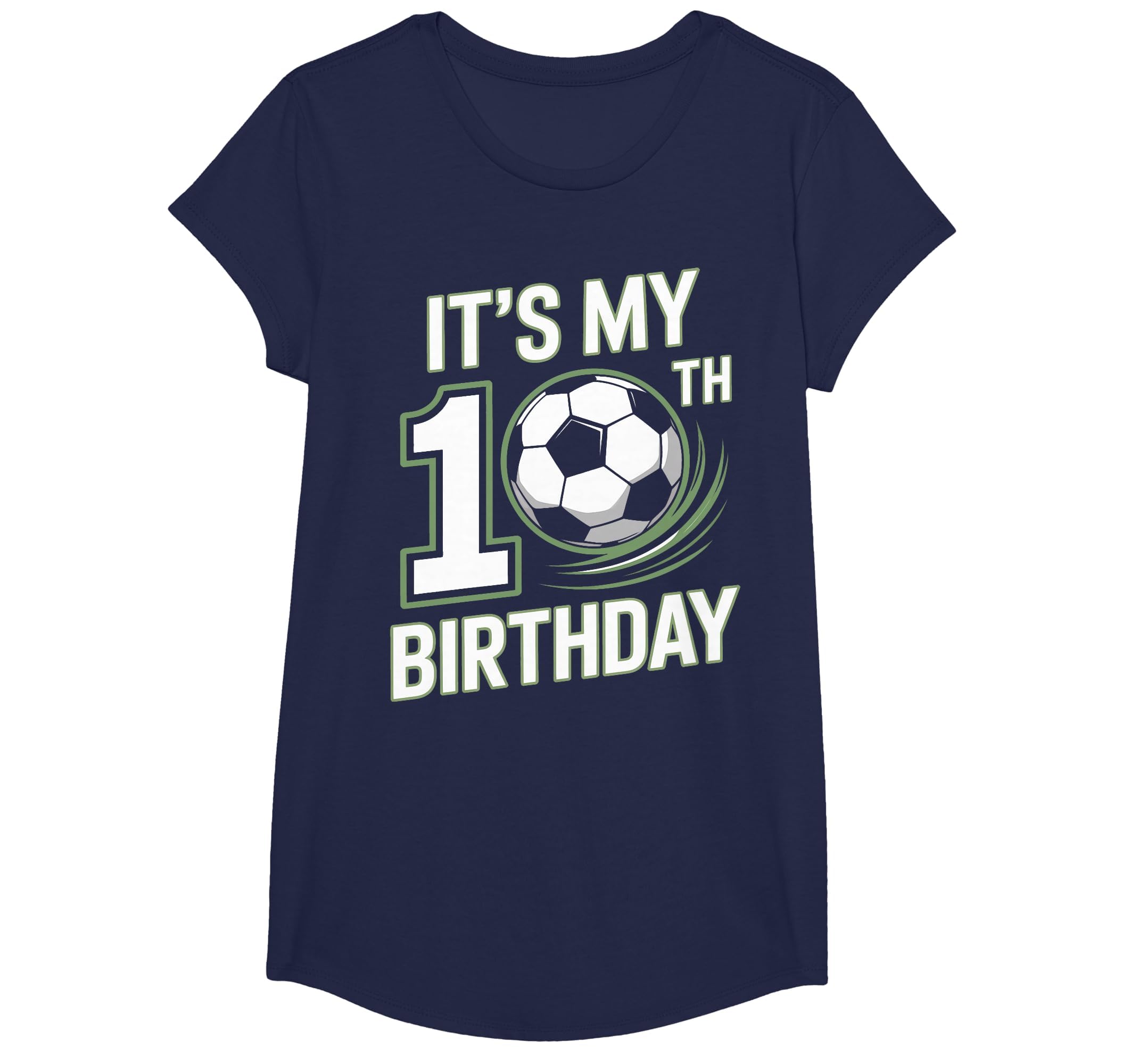 10Th Birthday Kicking Off Soccer Year T-Shirt - Novelty Apparel Men Women - T-Shirt, Sweatshirt, Hoodie