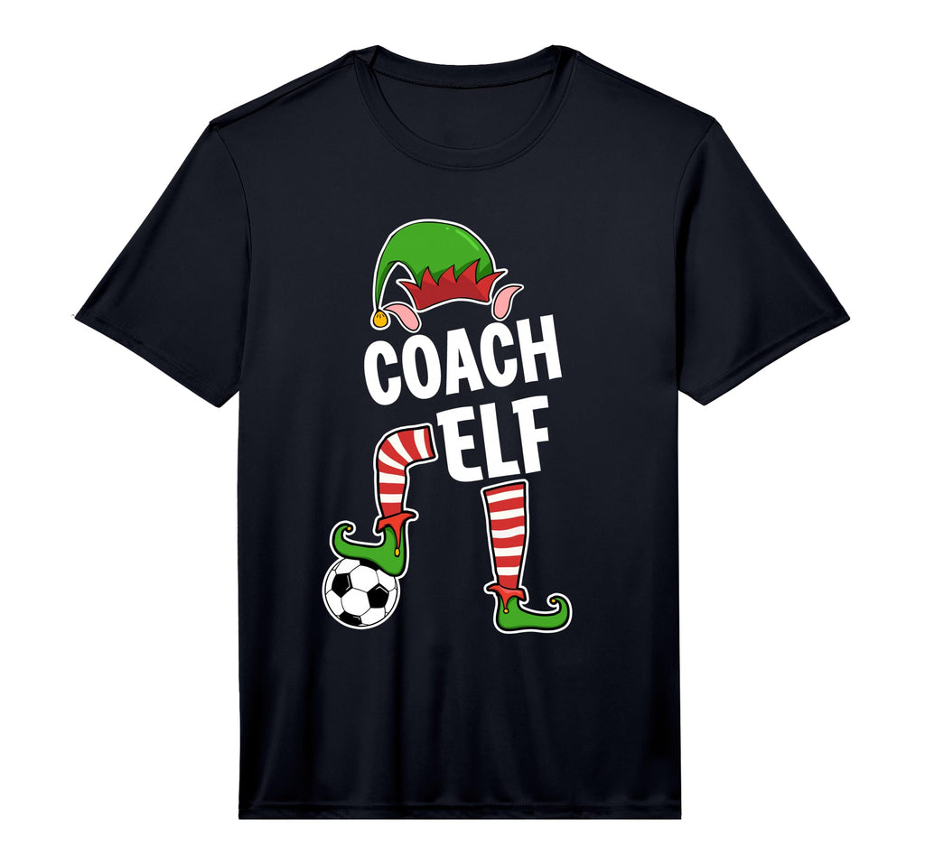 Soccer Elf Soccer Coaches Elf Performance T-Shirt - Novelty Apparel Unisex - T-Shirt, Sweatshirt, Hoodie