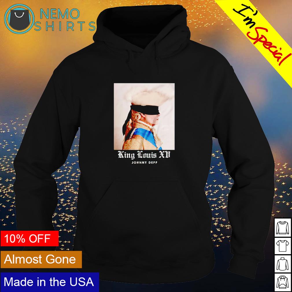 Johnny Depp as King Louis XV - Adult & Kids T-Shirts, Sweatshirts & Hoodies apparel design preview 2