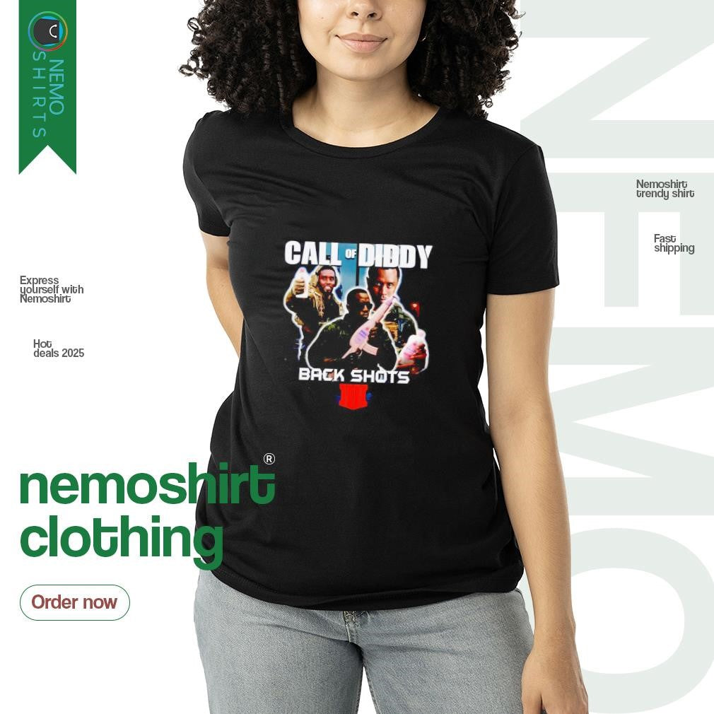 Call of Diddy backshots bootleg - Adult & Kids T-Shirts, Sweatshirts & Hoodies apparel design preview 3