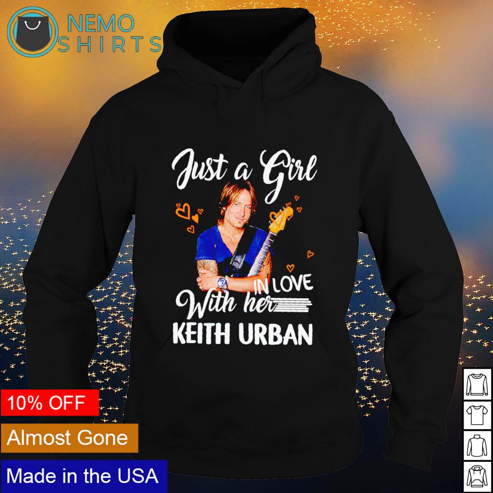 Just a girl in love with her Keith Urban - Adult & Kids T-Shirts, Sweatshirts & Hoodies apparel design preview 2