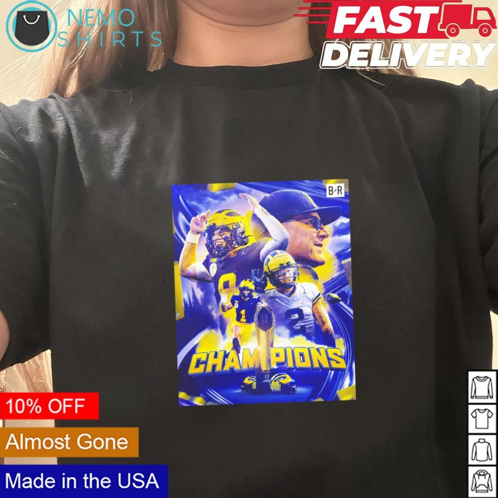 Michigan Wolverines wins the national championship - Adult & Kids T-Shirts, Sweatshirts & Hoodies apparel design preview 3