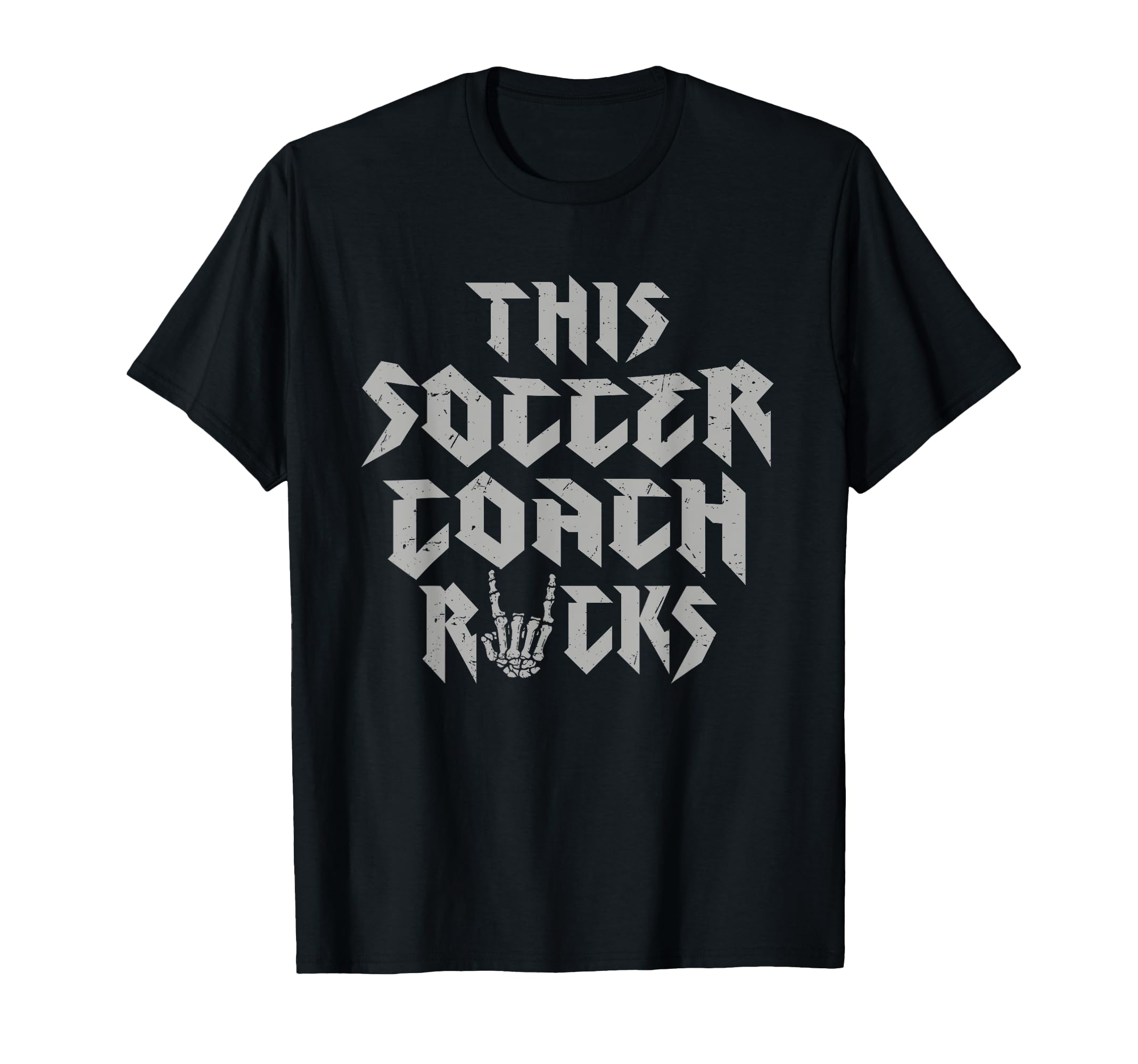 This Soccer Coach Rocks Rock Music T-Shirt - Minimalist Print for Adults - T-Shirt, Sweatshirt, Hoodie