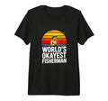 Worlds Okayest Fisherman Funny T-Shirt - Casual Everyday Wear Unisex - T-Shirt, Sweatshirt, Hoodie