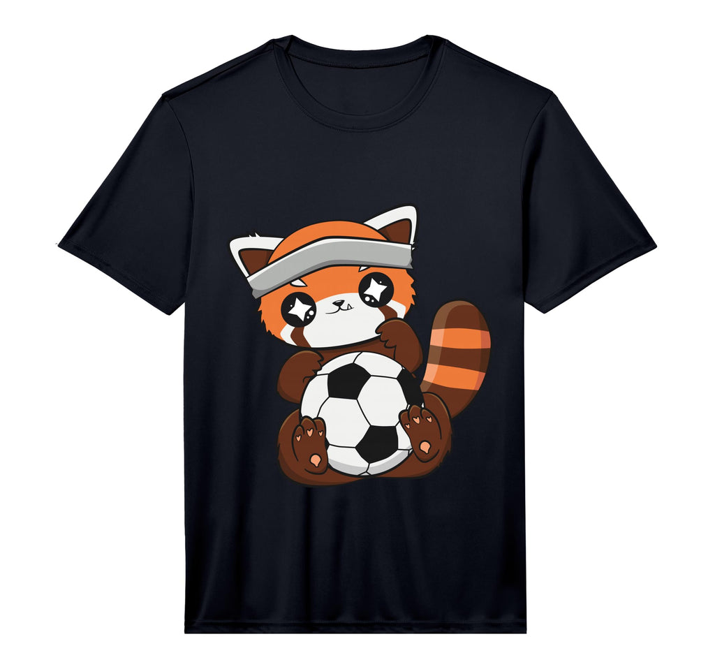 Red Panda Soccer Ball Sport Coach T-Shirt - Casual Everyday Wear Unisex - T-Shirt, Sweatshirt, Hoodie
