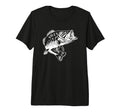 Bass Fish Fisherman Angler Dad Angling T-Shirt - Trendy Graphic Unisex - T-Shirt, Sweatshirt, Hoodie