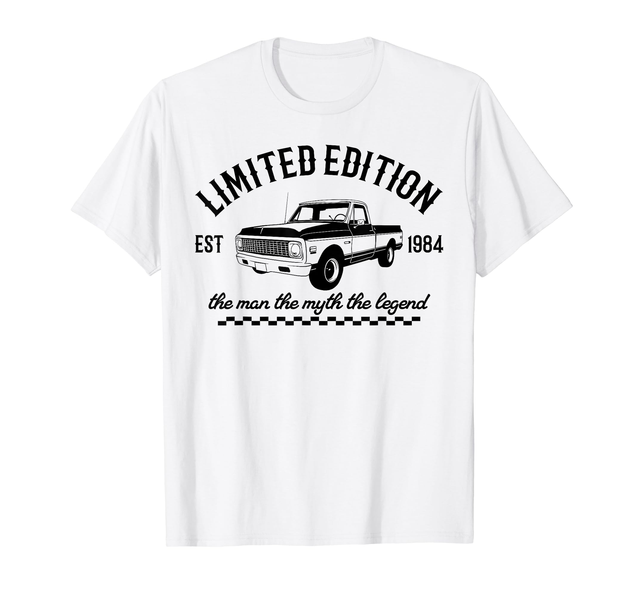 1984 Dad Birthday Legend Muscle Truck T-Shirt - Streetwear Style for Adults - T-Shirt, Sweatshirt, Hoodie