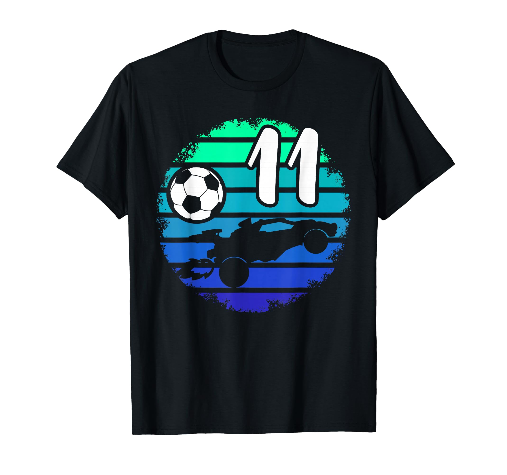 11St Birthday Rocket Rc Soccer Car Funny T-Shirt - Custom Art Print Unisex - T-Shirt, Sweatshirt, Hoodie