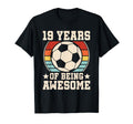 19 Years Being Awesome Soccer 19Th T-Shirt - Graphic Print for Adults - T-Shirt, Sweatshirt, Hoodie