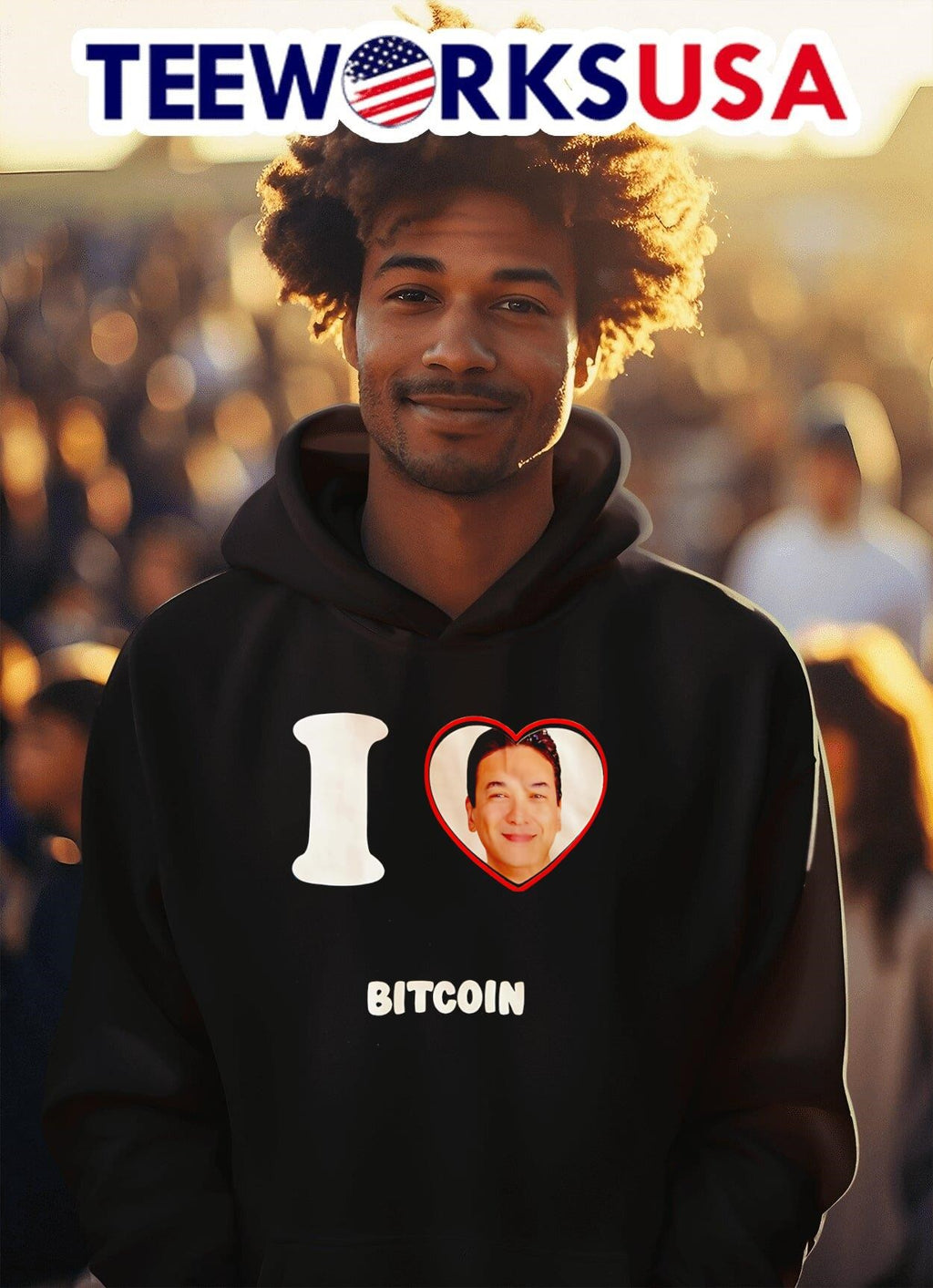 Simon Gerovich I love bitcoin - Adult & Kids T-Shirts, Sweatshirts & Hoodies apparel design preview 2