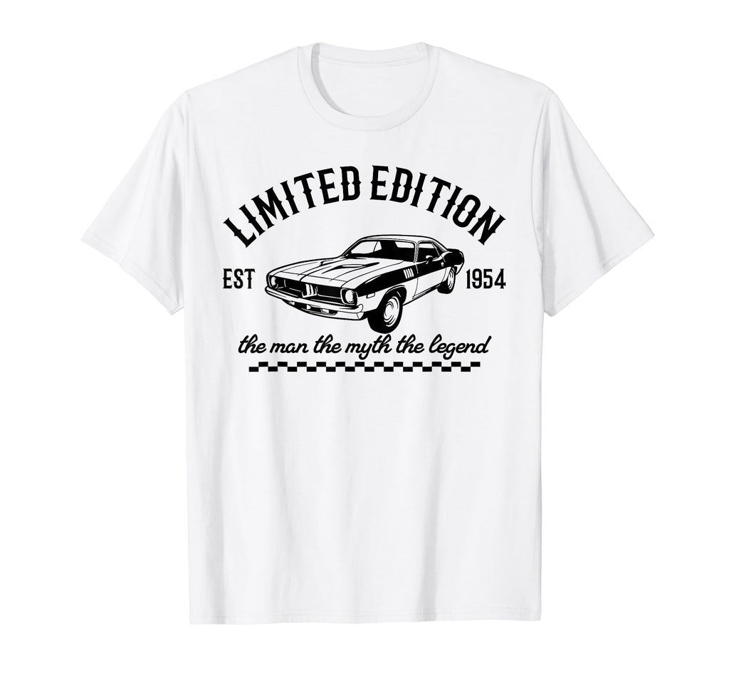 1954 Dad Birthday Myth Legend T-Shirt - Unique Graphic Men Women - T-Shirt, Sweatshirt, Hoodie