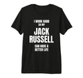 Jack Russell Dad Owner Mom Pet Lover I T-Shirt - Custom Art Print Unisex - T-Shirt, Sweatshirt, Hoodie