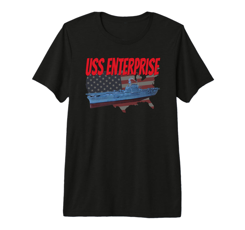 Aircraft Carrier Uss Enterprise Cv 6 T-Shirt - Trendy Graphic for Adults - T-Shirt, Sweatshirt, Hoodie