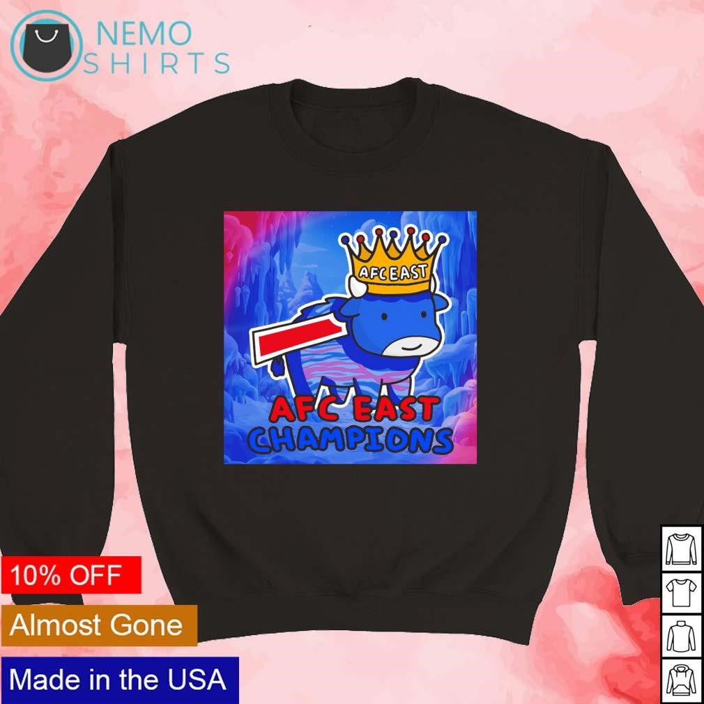 King Buffalo Bills win 2024 AFC East champions - Adult & Kids T-Shirts, Sweatshirts & Hoodies apparel design preview 5