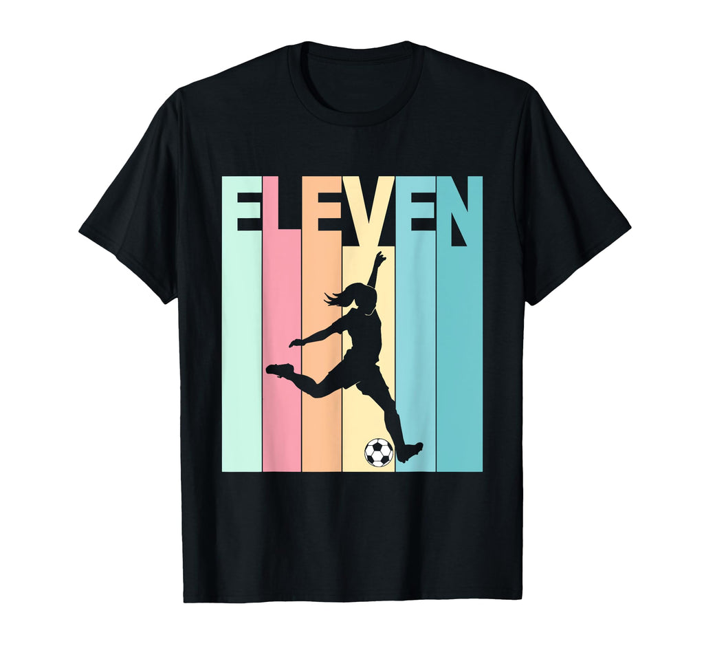 11Th Birthday Soccer Theme 11 Year T-Shirt - Custom Art Print Men Women - T-Shirt, Sweatshirt, Hoodie