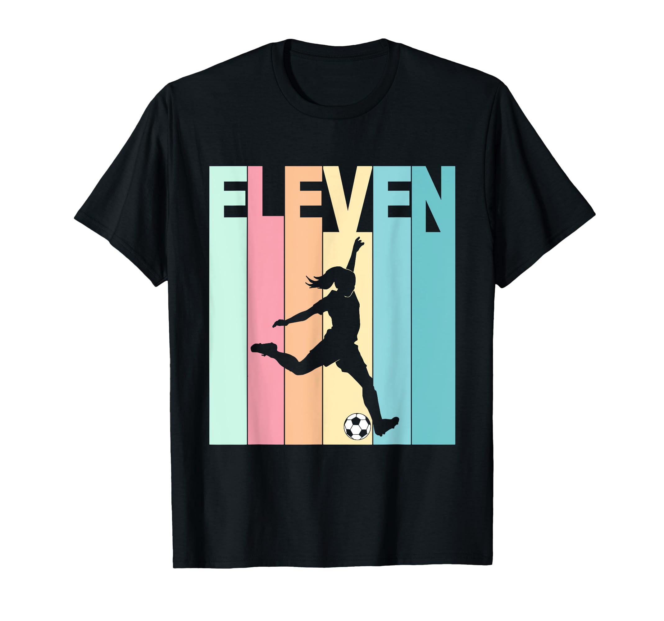 11Th Birthday Soccer Theme 11 Year T-Shirt - Custom Art Print Men Women - T-Shirt, Sweatshirt, Hoodie