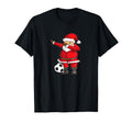 Funny Dabbing Santa Plays Soccer Coach T-Shirt - Unique Graphic for Adults - T-Shirt, Sweatshirt, Hoodie