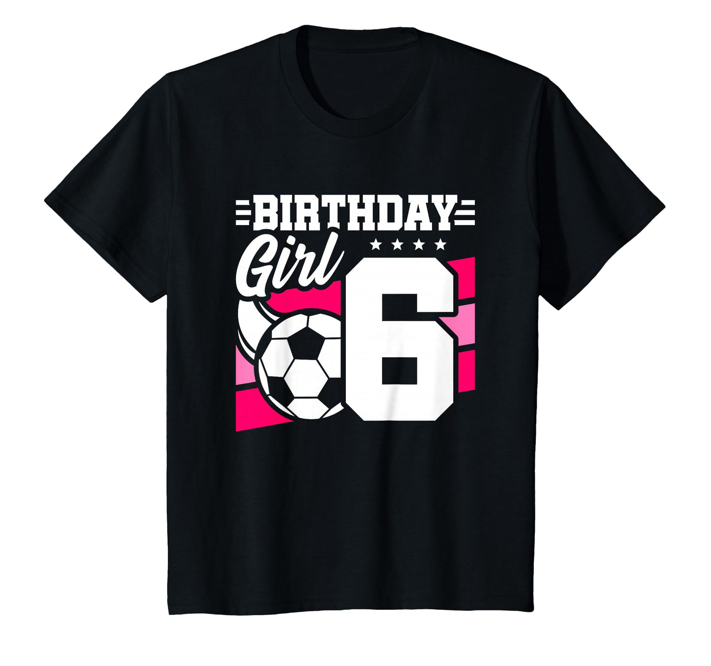 Soccer Birthday Party 6 Year Old 6Th T-Shirt - Graphic Print for Adults - T-Shirt, Sweatshirt, Hoodie