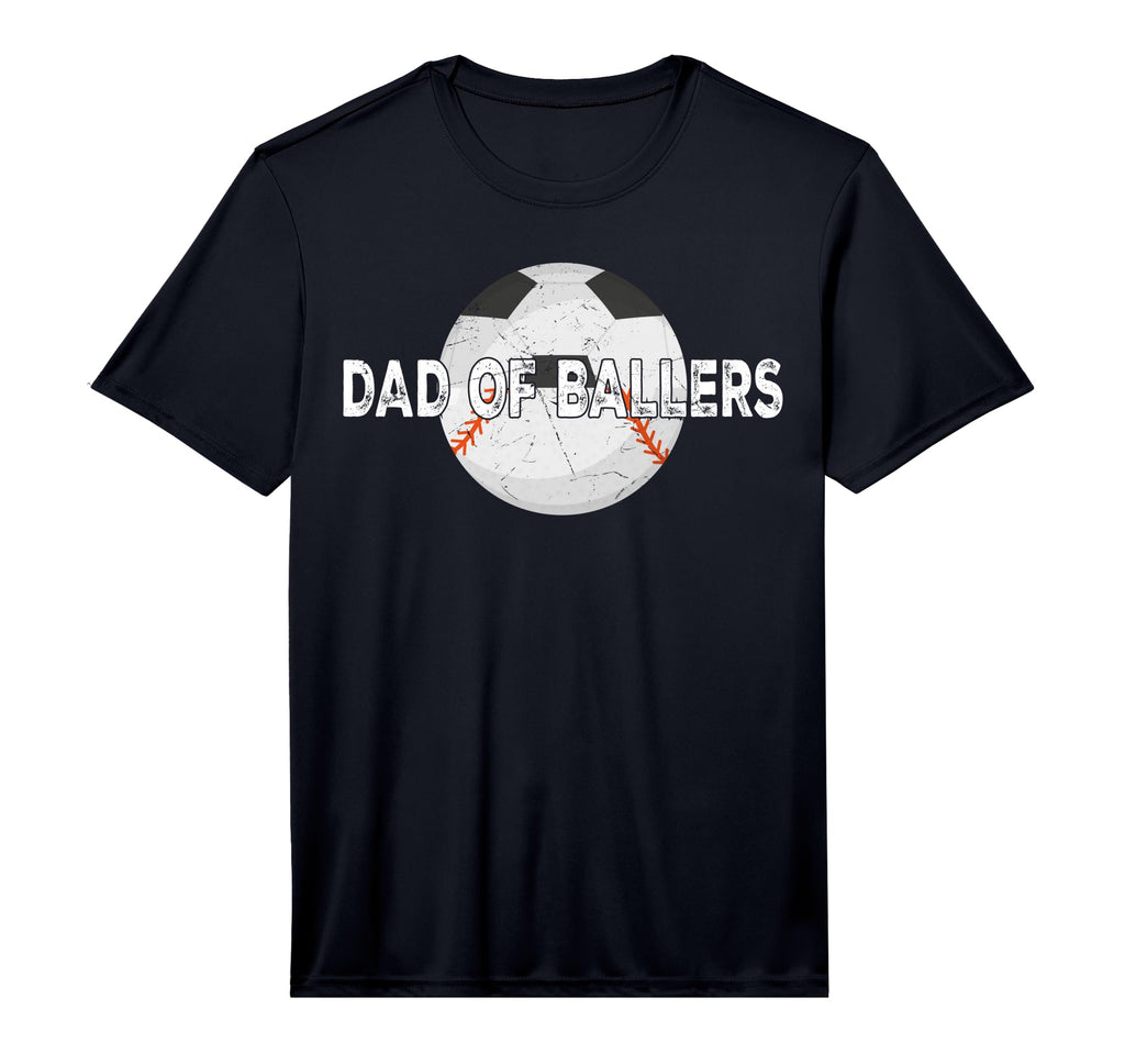 Mens Dad Ballers Soccer Baseball T-Shirt - Streetwear Style for Adults - T-Shirt, Sweatshirt, Hoodie
