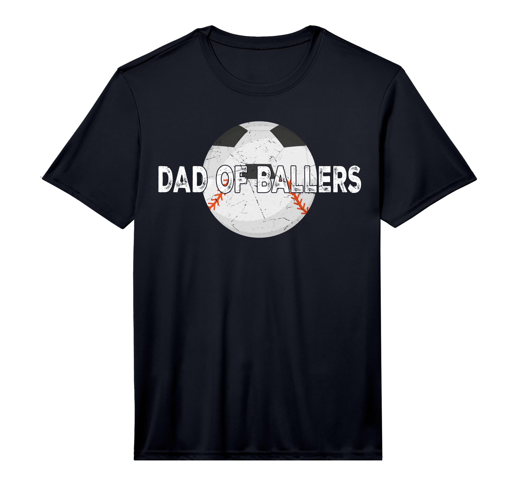 Mens Dad Ballers Soccer Baseball T-Shirt - Streetwear Style for Adults - T-Shirt, Sweatshirt, Hoodie