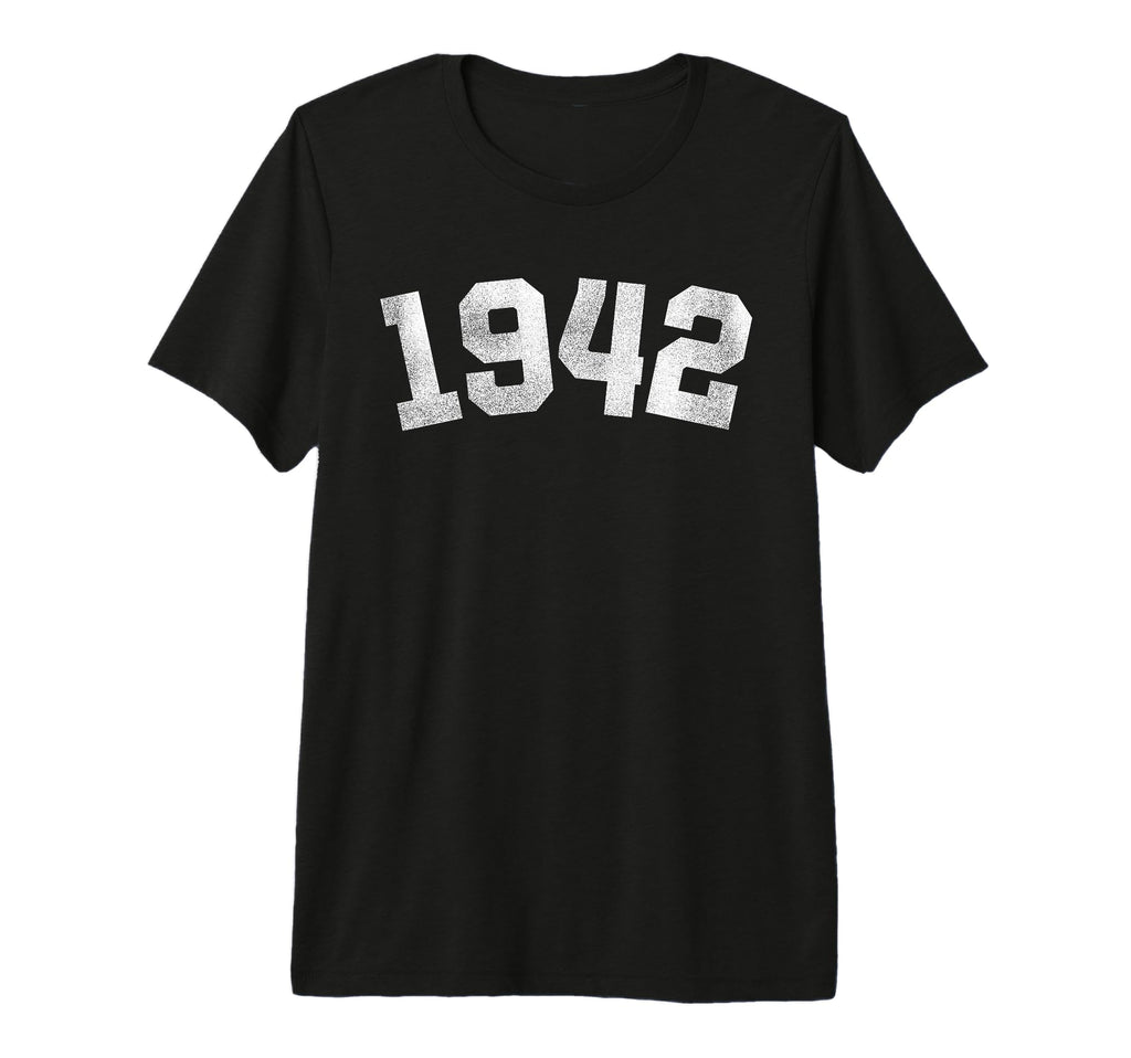 1942 84 Years Old 84Th Birthday T-Shirt - Fun Novelty Design for Adults - T-Shirt, Sweatshirt, Hoodie