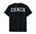 Coach Sports Trainer Varsity White And Navy T-Shirt - Graphic Print Unisex - T-Shirt, Sweatshirt, Hoodie