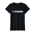 1 Grandma Number One Grandmother T-Shirt - Aesthetic Graphic Men Women - T-Shirt, Sweatshirt, Hoodie