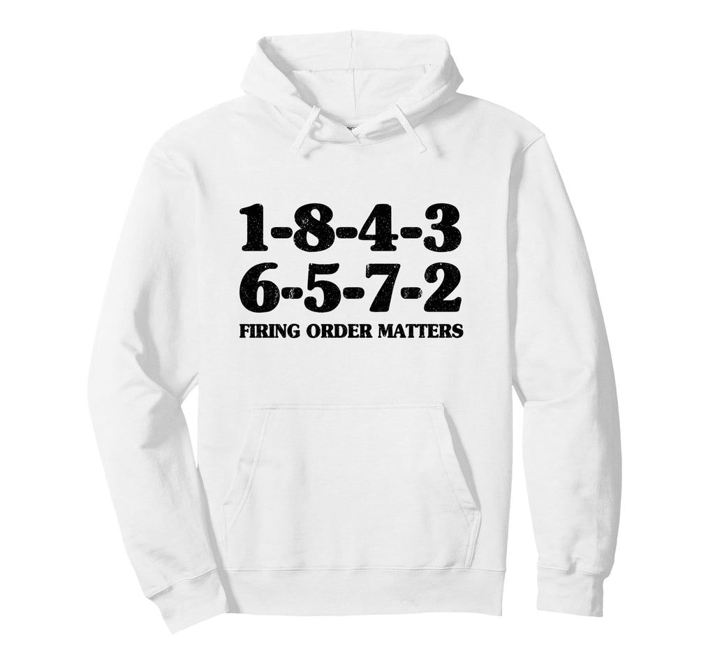 1 8 4 3 6 5 7 2 Firing Order Matters Hoodie - Minimalist Print Unisex - T-Shirt, Sweatshirt, Hoodie