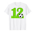 12Th Birthday Soccer 12 Years Old T-Shirt - Fun Novelty Design for Adults - T-Shirt, Sweatshirt, Hoodie