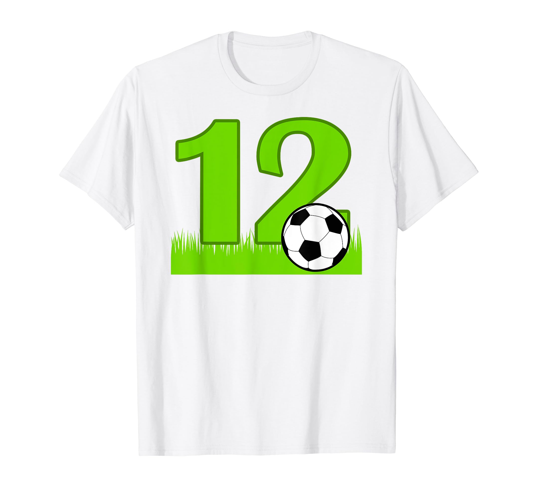 12Th Birthday Soccer 12 Years Old T-Shirt - Fun Novelty Design for Adults - T-Shirt, Sweatshirt, Hoodie