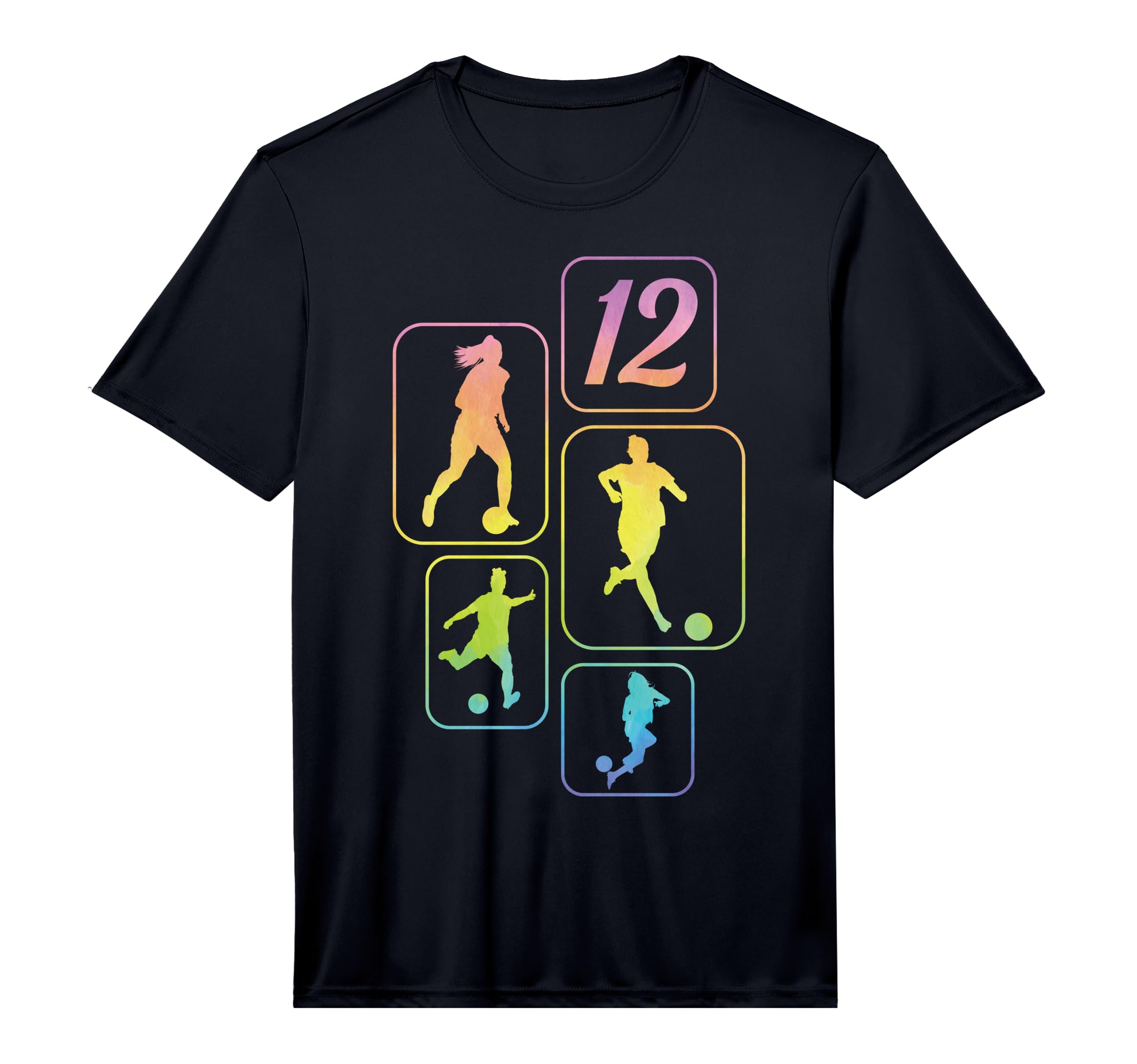 12Th Birthday Soccer Player T-Shirt - Fun Novelty Design for Adults - T-Shirt, Sweatshirt, Hoodie