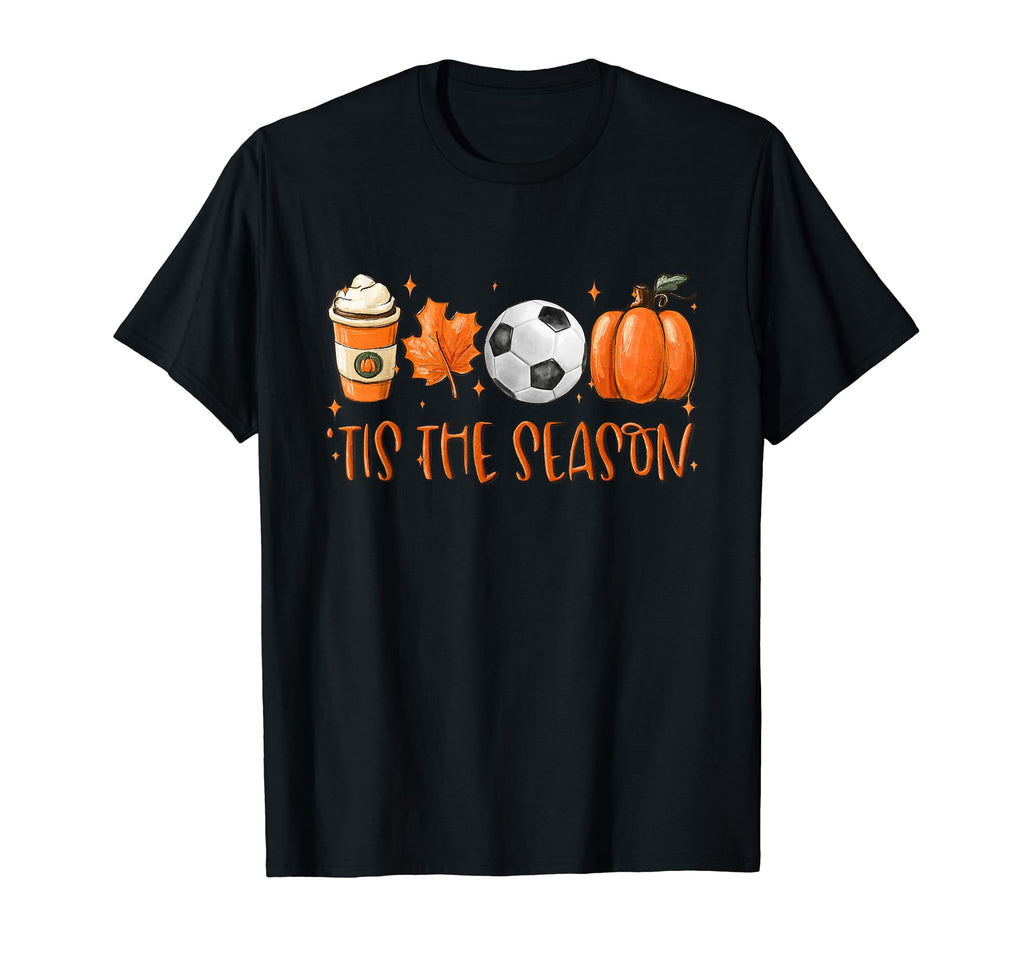Tis Season Fall Latte Pumpkin Spice T-Shirt - Custom Art Print for Adults - T-Shirt, Sweatshirt, Hoodie