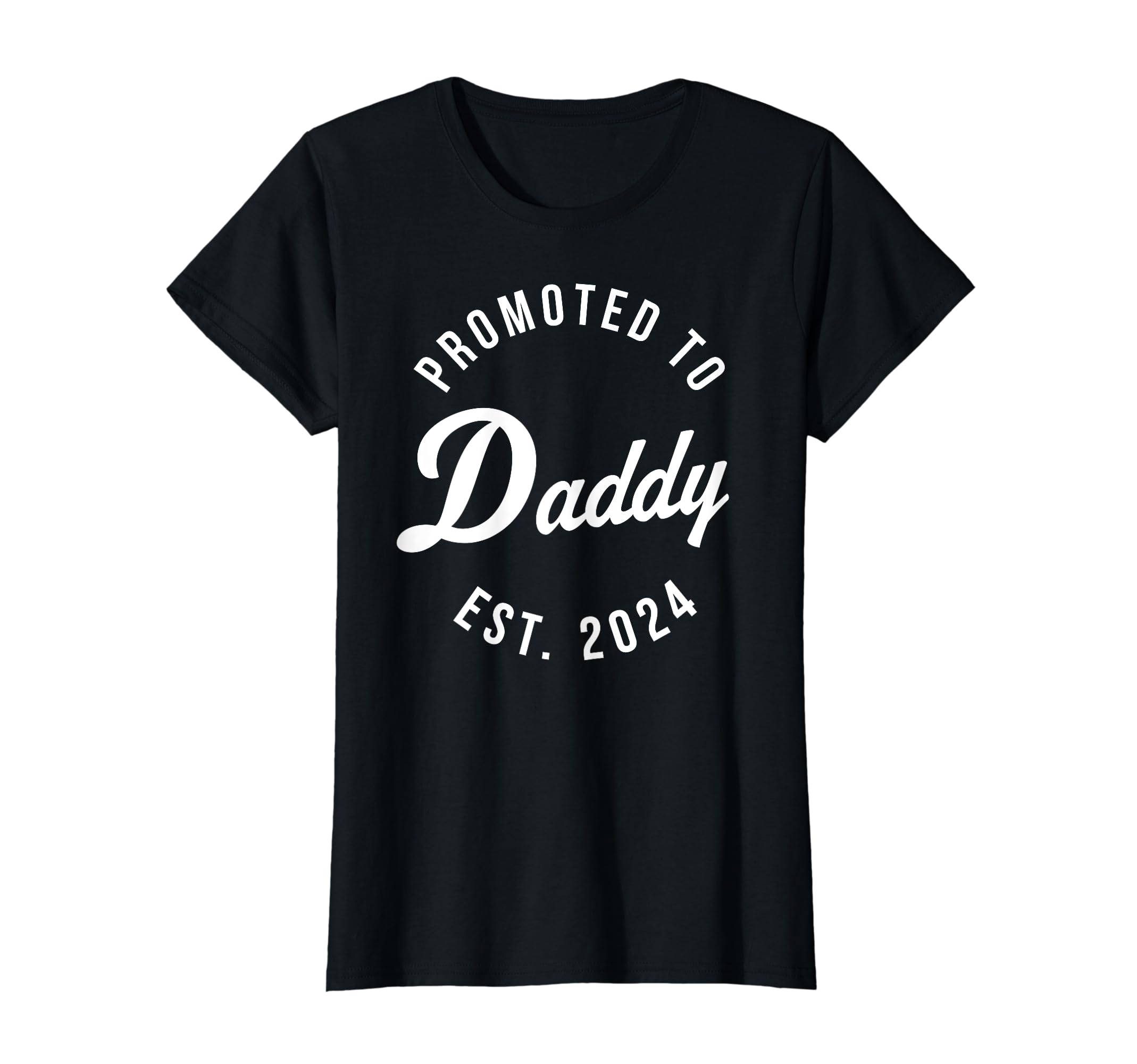 1St Time Dad Est 2024 New First T-Shirt - Minimalist Print for Adults - T-Shirt, Sweatshirt, Hoodie