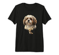 Shih Tzu Dog Portrait Pet Lover Dog Mom T-Shirt - Trendy Graphic Men Women - T-Shirt, Sweatshirt, Hoodie