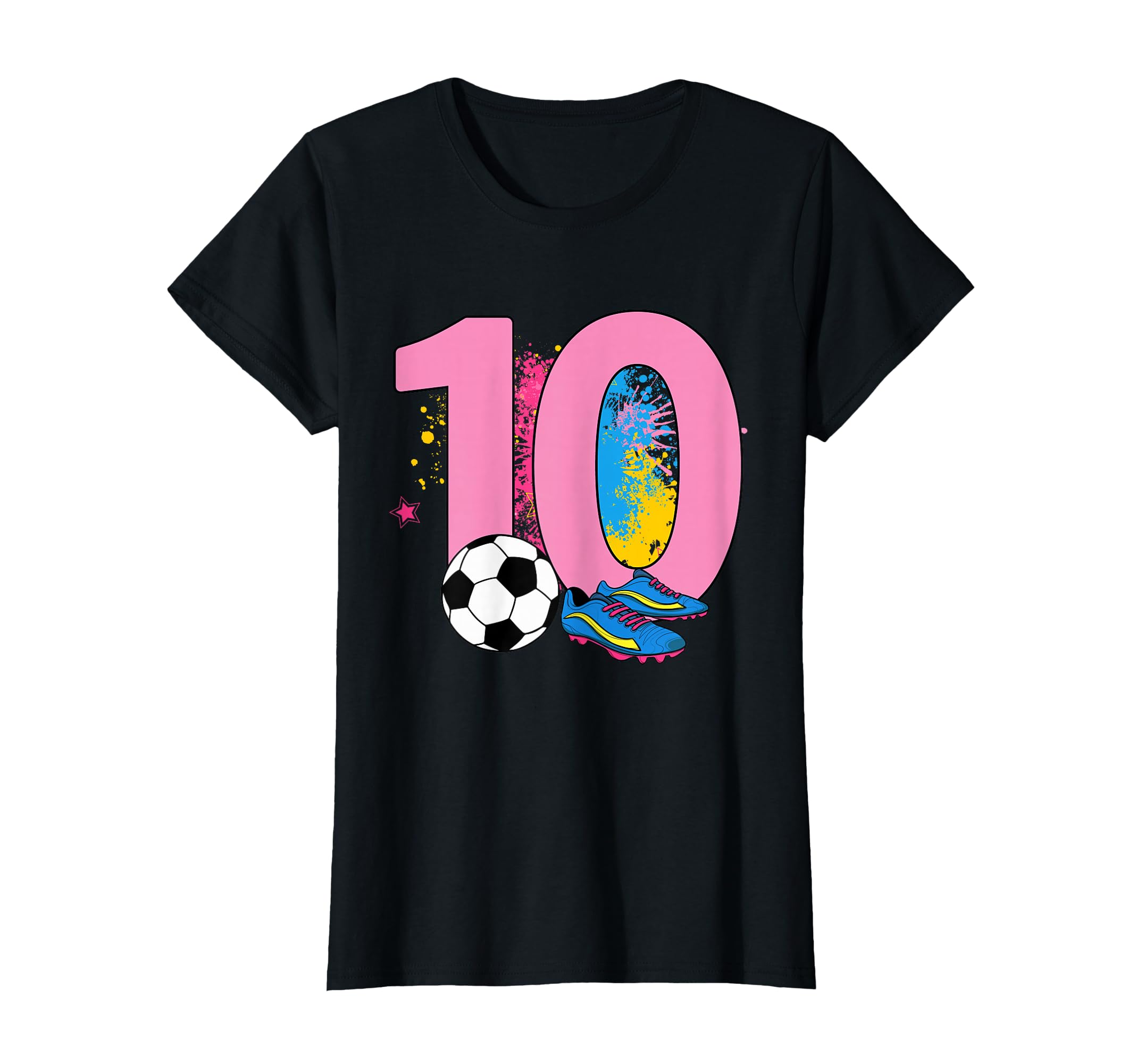 10Th Birthday Soccer Player Football T-Shirt - Streetwear Style Men Women - T-Shirt, Sweatshirt, Hoodie