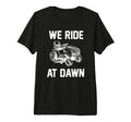 Funny We Ride Dawn Riding Lawnmower Dad T-Shirt - Trendy Graphic Men Women - T-Shirt, Sweatshirt, Hoodie