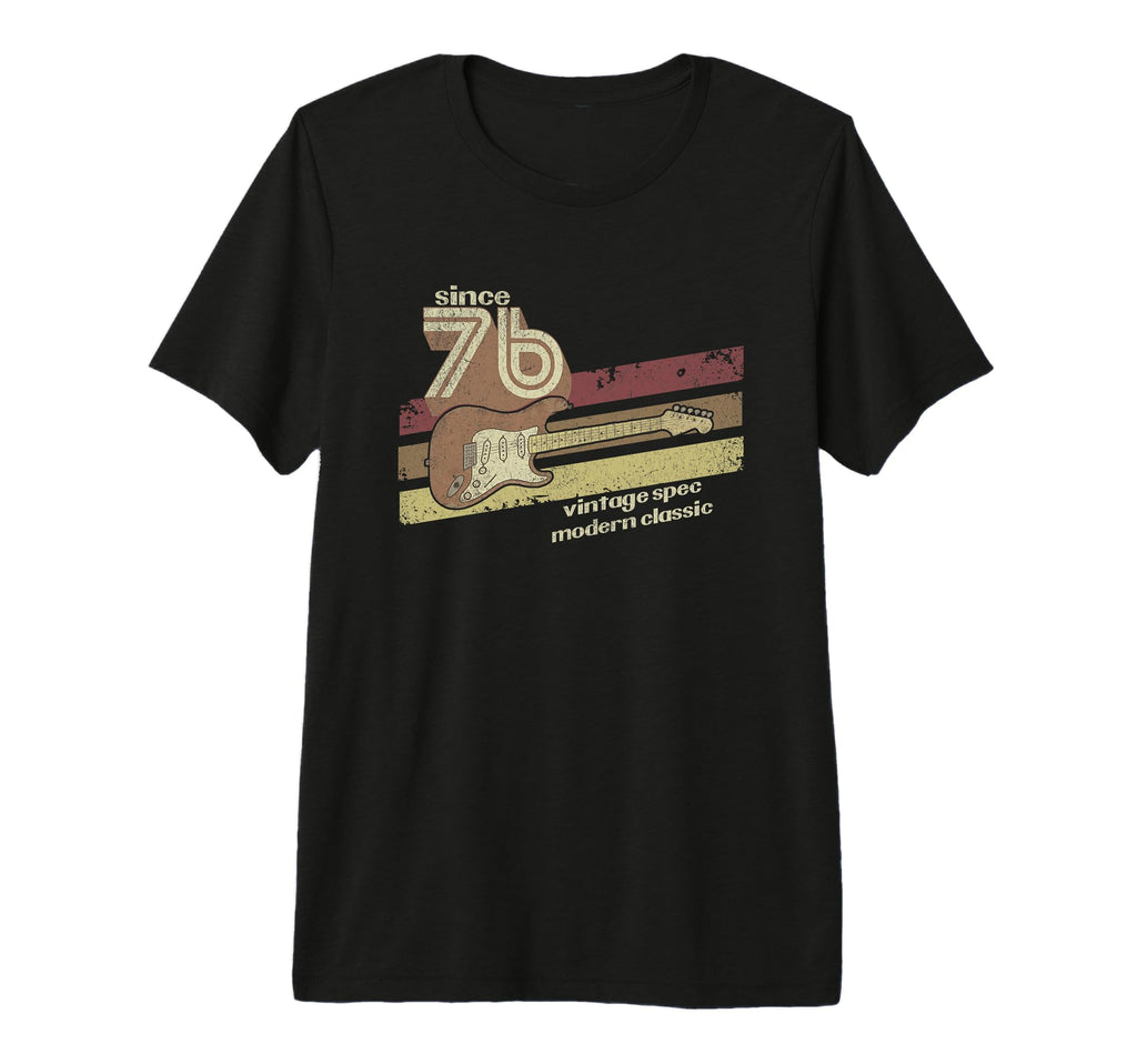 1976 Guitarist 80S Guitar Dad 50Th T-Shirt - Novelty Apparel Unisex - T-Shirt, Sweatshirt, Hoodie
