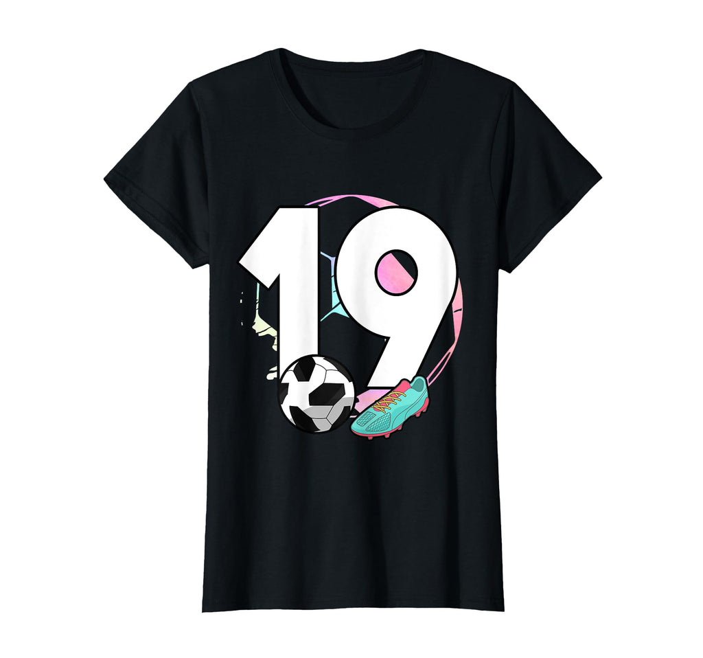 19Th Birthday Soccer Player Football 19 T-Shirt - Graphic Print Unisex - T-Shirt, Sweatshirt, Hoodie