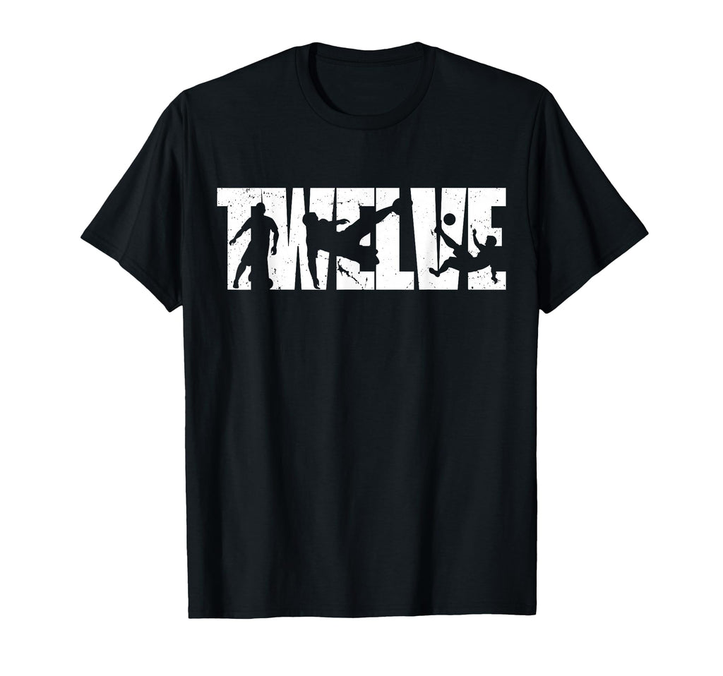 12Th Birthday Soccer 12 Years Old T-Shirt - Graphic Print Unisex - T-Shirt, Sweatshirt, Hoodie