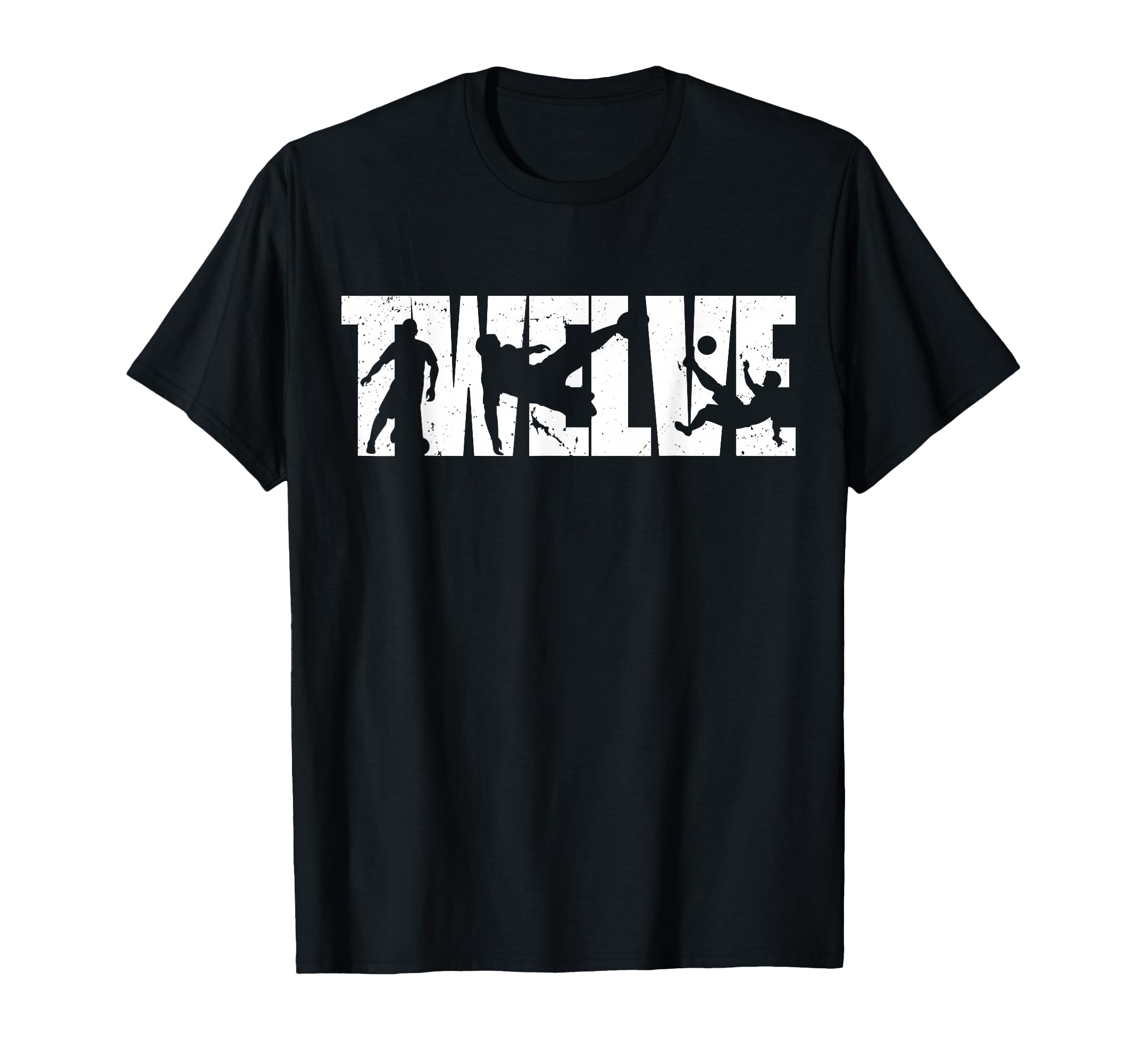 12Th Birthday Soccer 12 Years Old T-Shirt - Graphic Print Unisex - T-Shirt, Sweatshirt, Hoodie