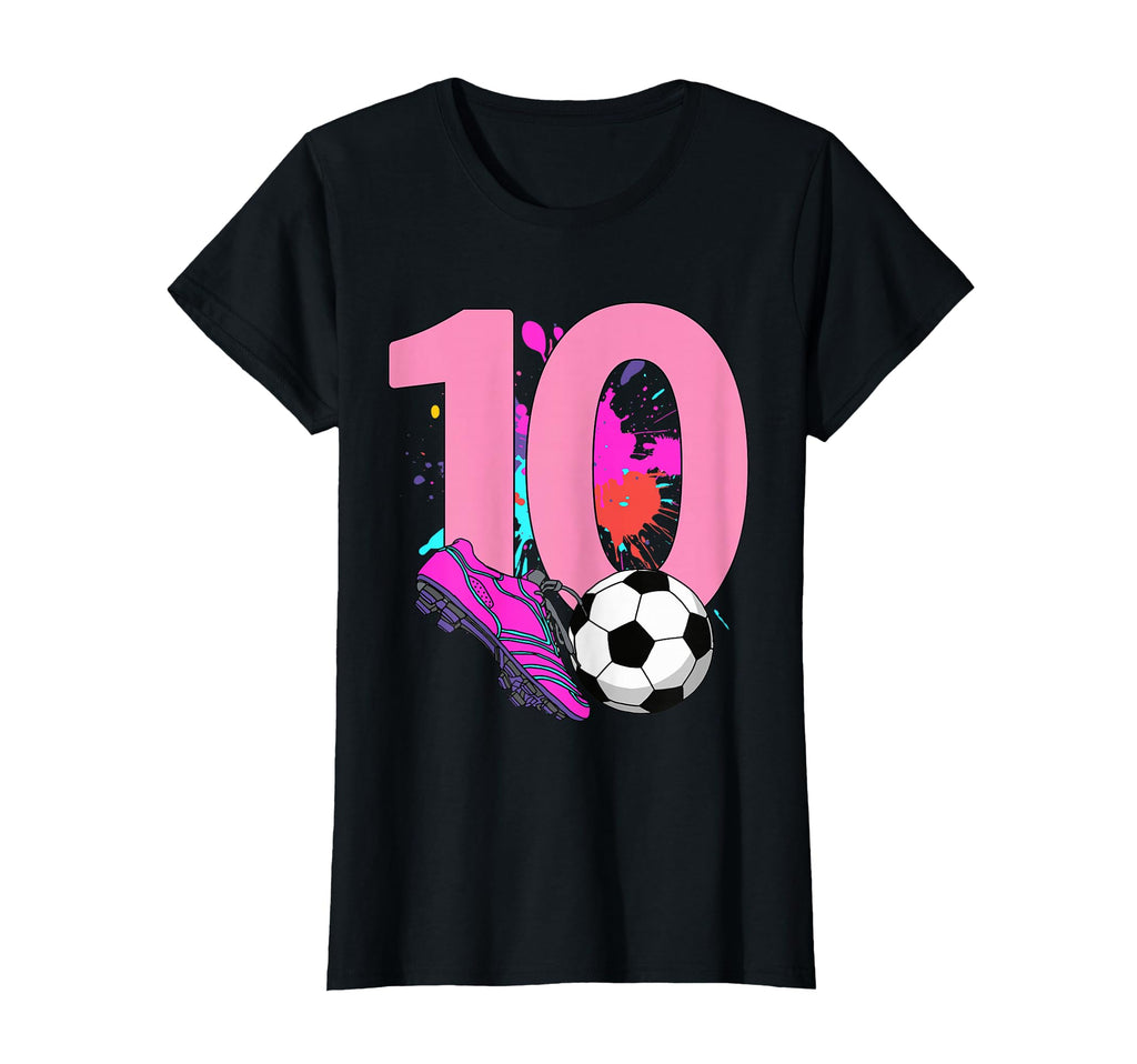 10Th Birthday Soccer Player Football T-Shirt - Trendy Graphic for Adults - T-Shirt, Sweatshirt, Hoodie