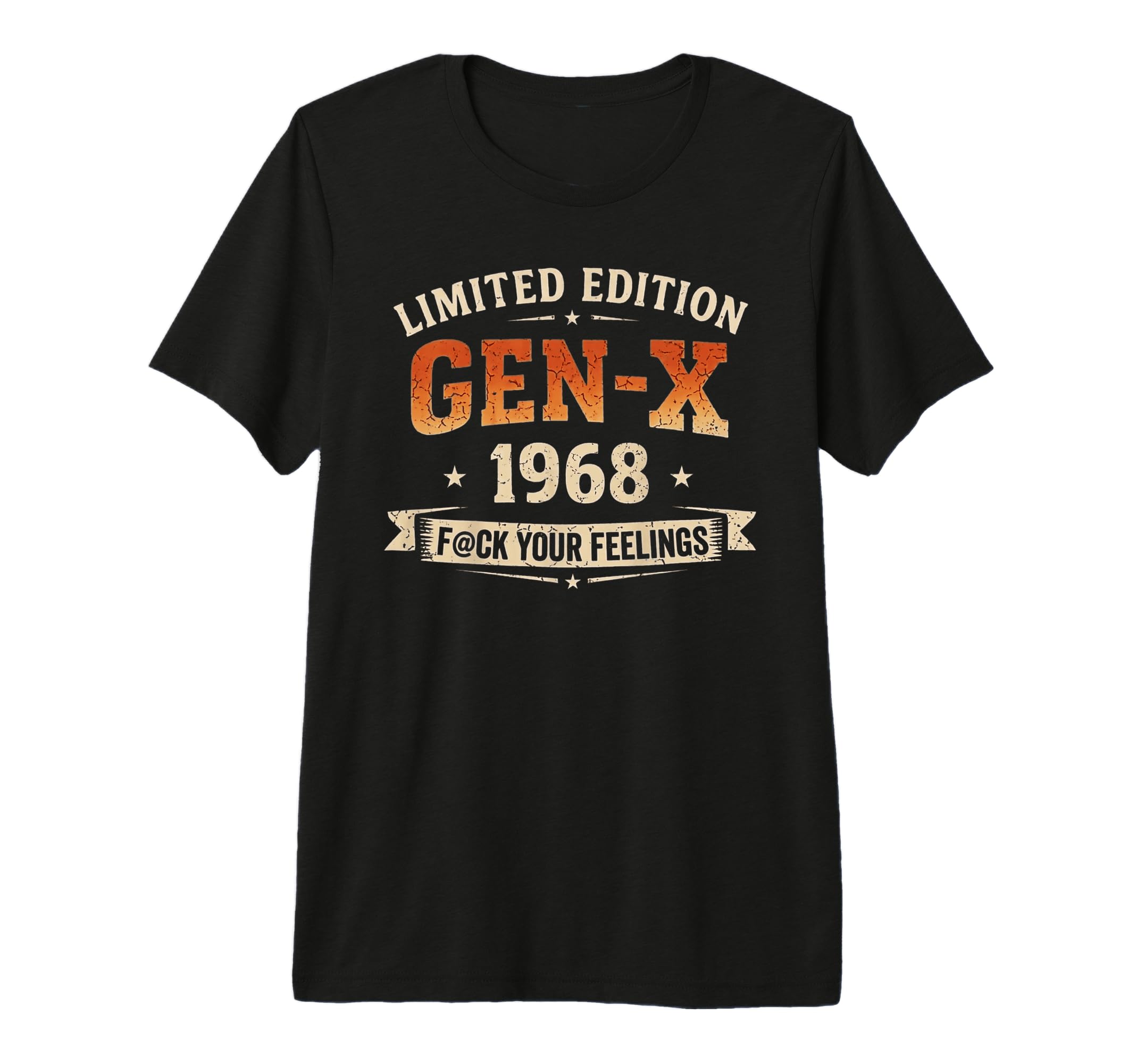 Gen X 1968 Mom Dad Birthday Tri T-Shirt - Fun Novelty Design for Adults - T-Shirt, Sweatshirt, Hoodie