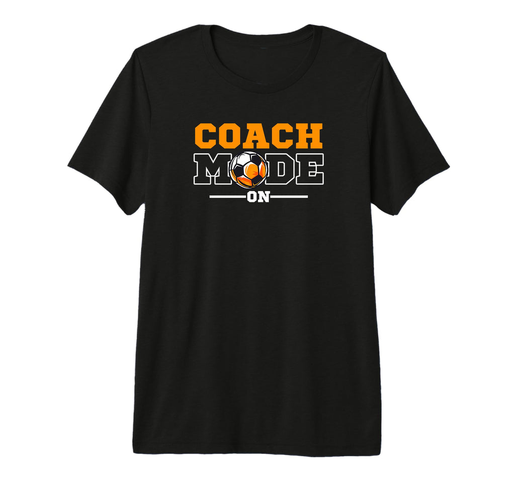 Coach Mode Soccer Coach Tri Blend T-Shirt - Aesthetic Graphic Unisex - T-Shirt, Sweatshirt, Hoodie