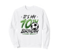 10Th Birthday Soccer Birthday Party Hoodie - Novelty Apparel Men Women - T-Shirt, Sweatshirt, Hoodie