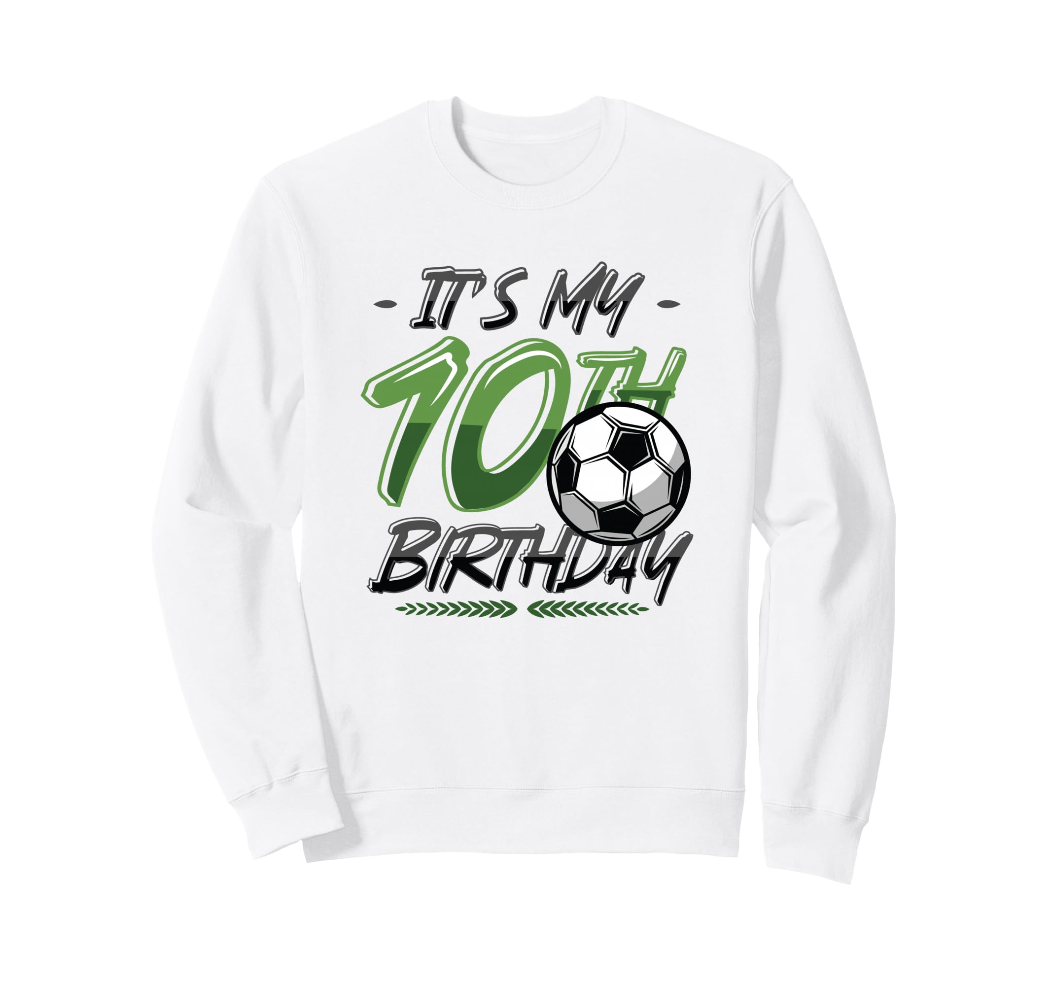 10Th Birthday Soccer Birthday Party Hoodie - Novelty Apparel Men Women - T-Shirt, Sweatshirt, Hoodie