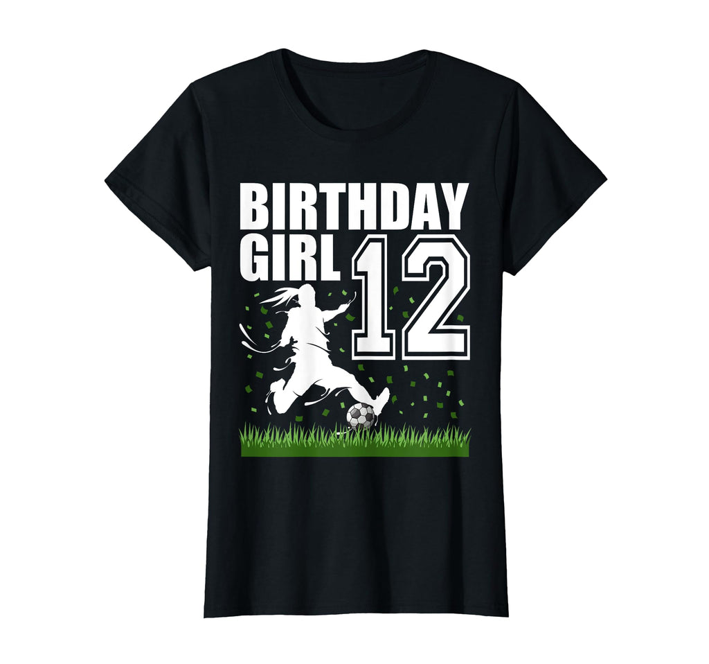 12 Year Old Soccer Birthday Party T-Shirt - Novelty Apparel Men Women - T-Shirt, Sweatshirt, Hoodie